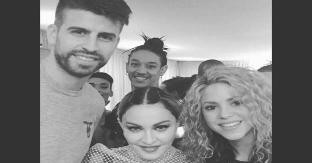 Shakira, Piqué y Madonna 