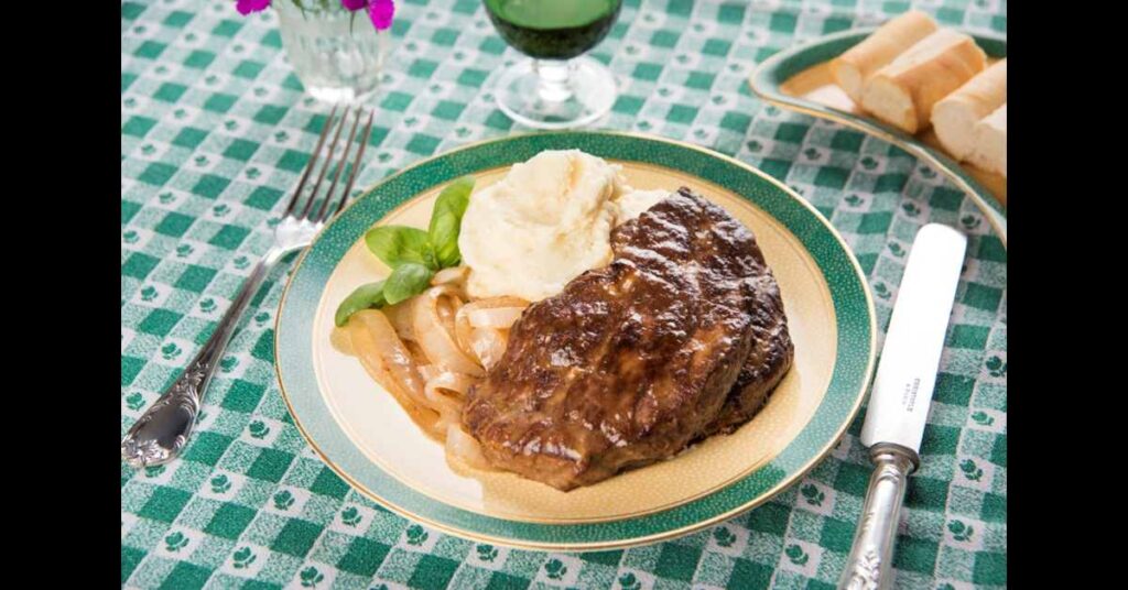 bifes con puré