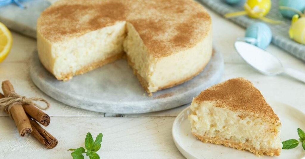 pastel de arroz con leche