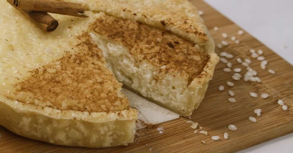 pastel de arroz con leche