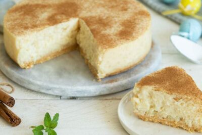pastel de arroz con leche