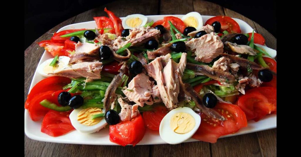 ensalada nicoise con pasta
