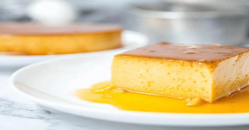 flan napolitano a baño maría