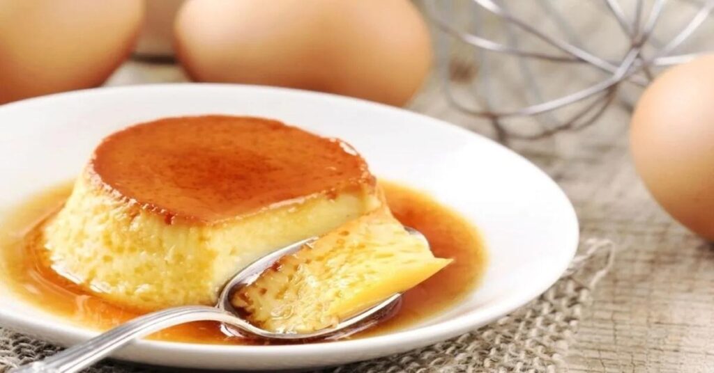 flan napolitano a baño maría