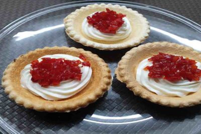 tartaletas de queso Philadelphia