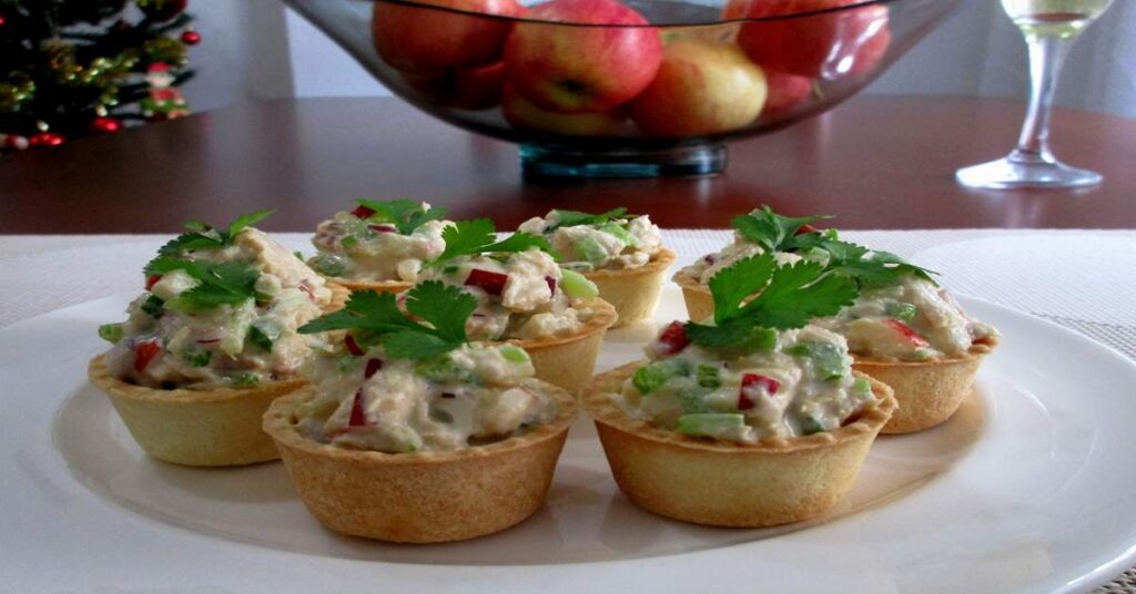 tartaletas rellenas de atún