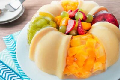 gelatina de frutas