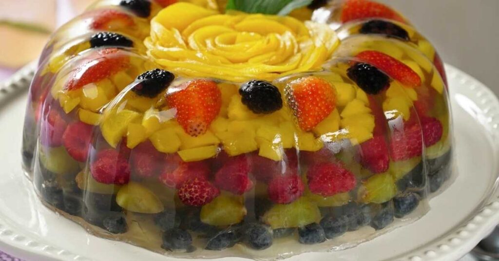 gelatina de frutas