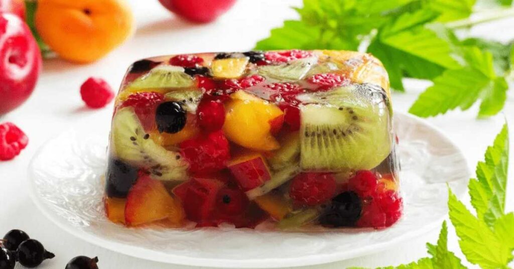 gelatina de frutas