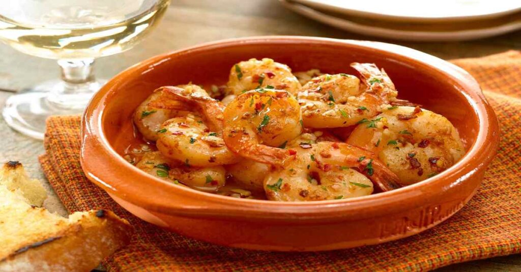 camarones al ajillo