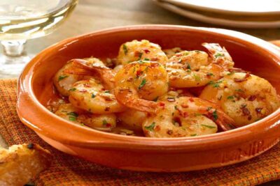 camarones al ajillo