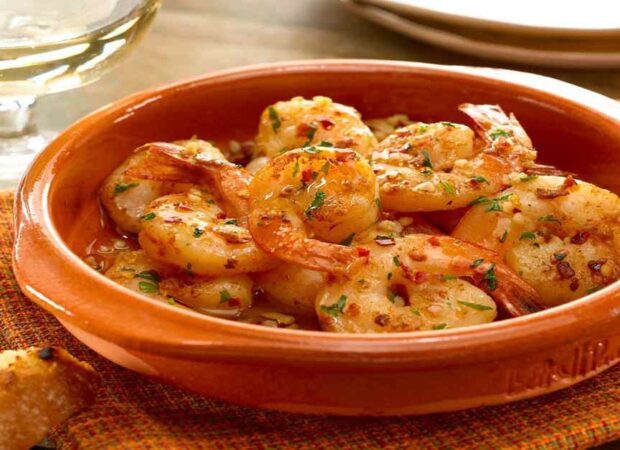 camarones al ajillo