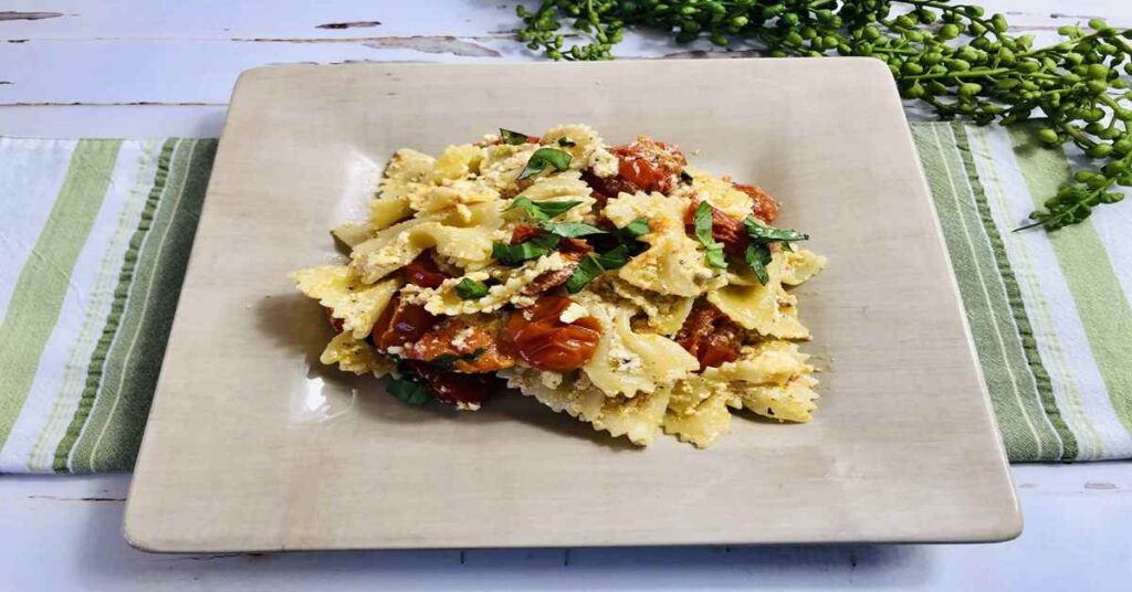 pasta con queso feta