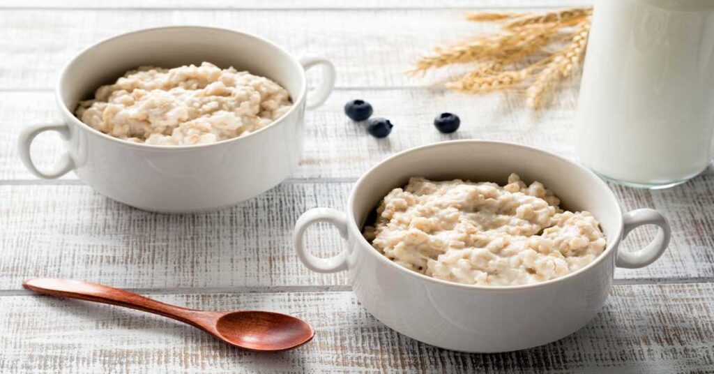 Porridge de avena al horno