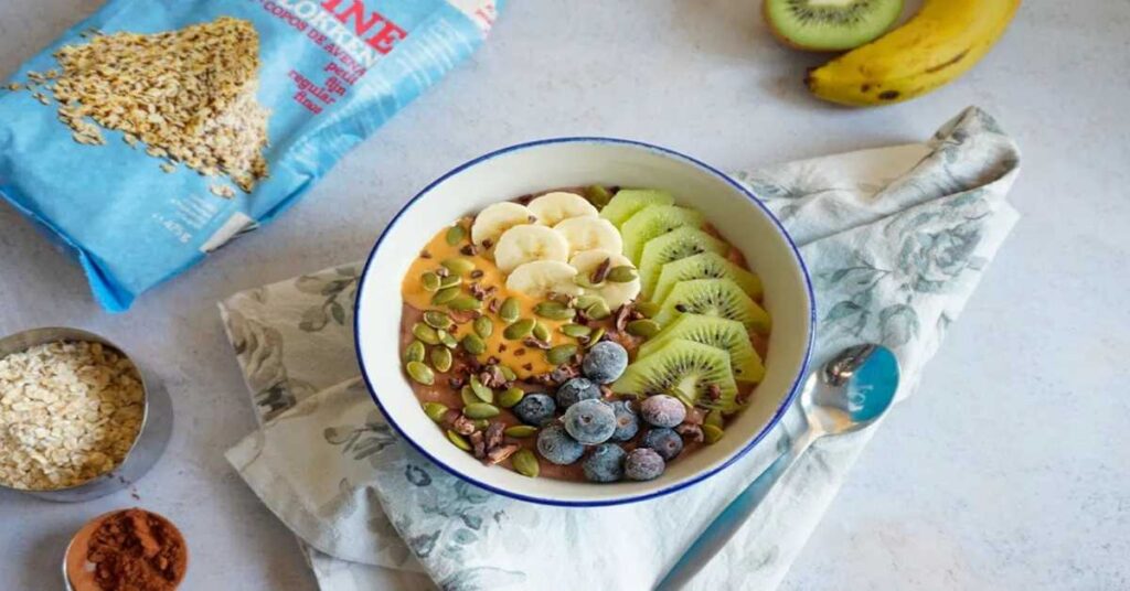 Porridge de avena al horno
