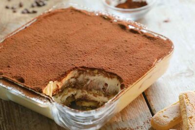 receta de Tiramisú