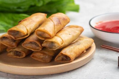 rollitos de primavera al horno