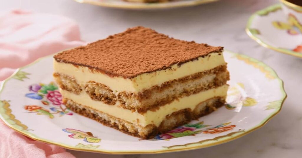 receta de Tiramisú