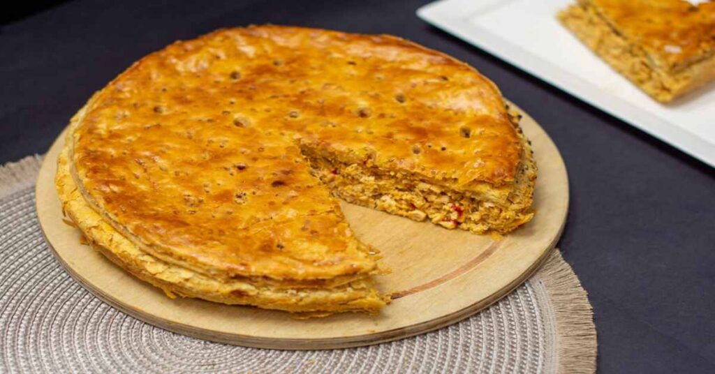 tarta de pollo y calabaza