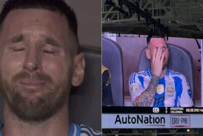 Messi es reemplazado en la final de la Copa América 2024
