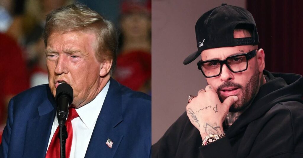 Nicky Jam pasó vergüenza por Donald Trump